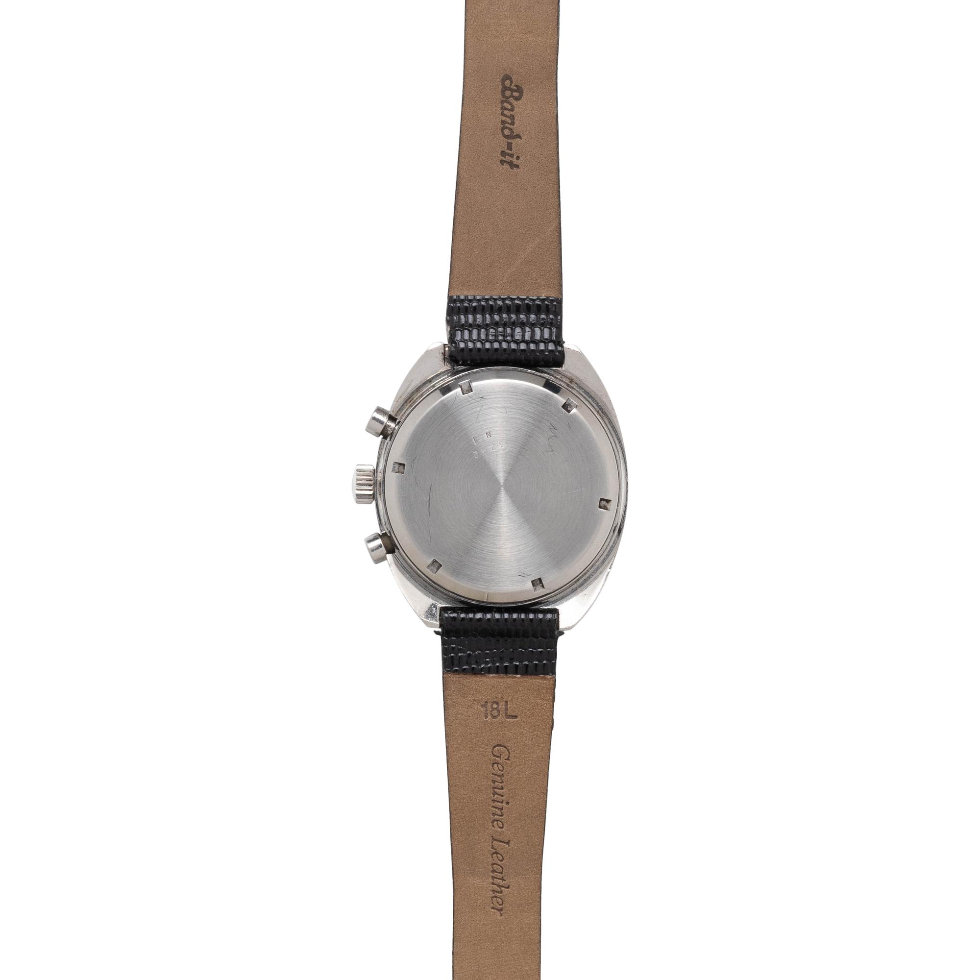 BULOVA, STAINLESS STEEL CHRONOGRAPH WRISTWATCH