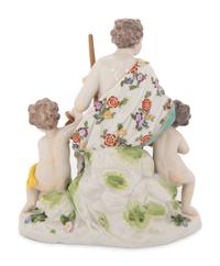 A Continental Porcelain Figural Group
