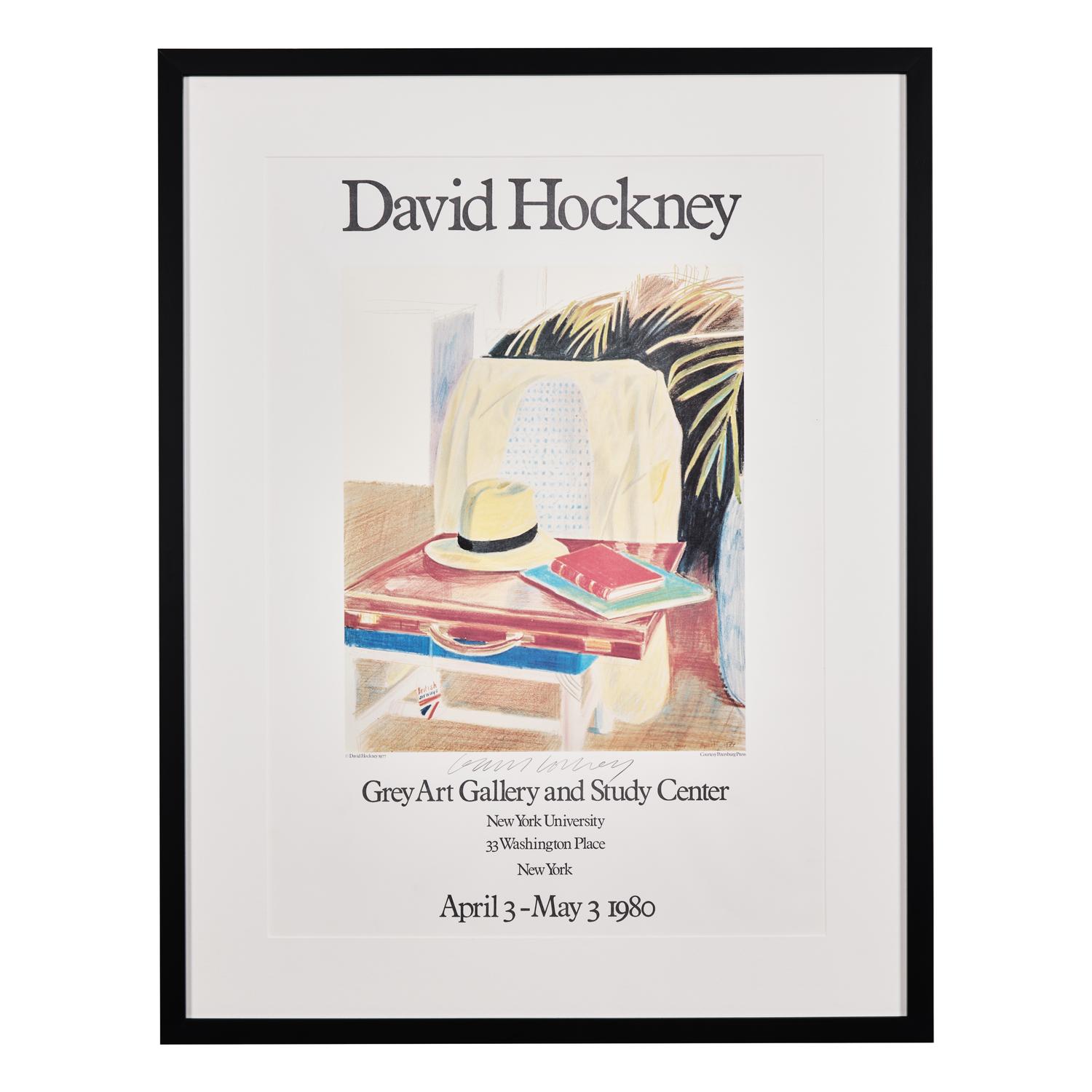 David Hockney (British, 1937-2026) — Grey Art Gallery, New York , 1980