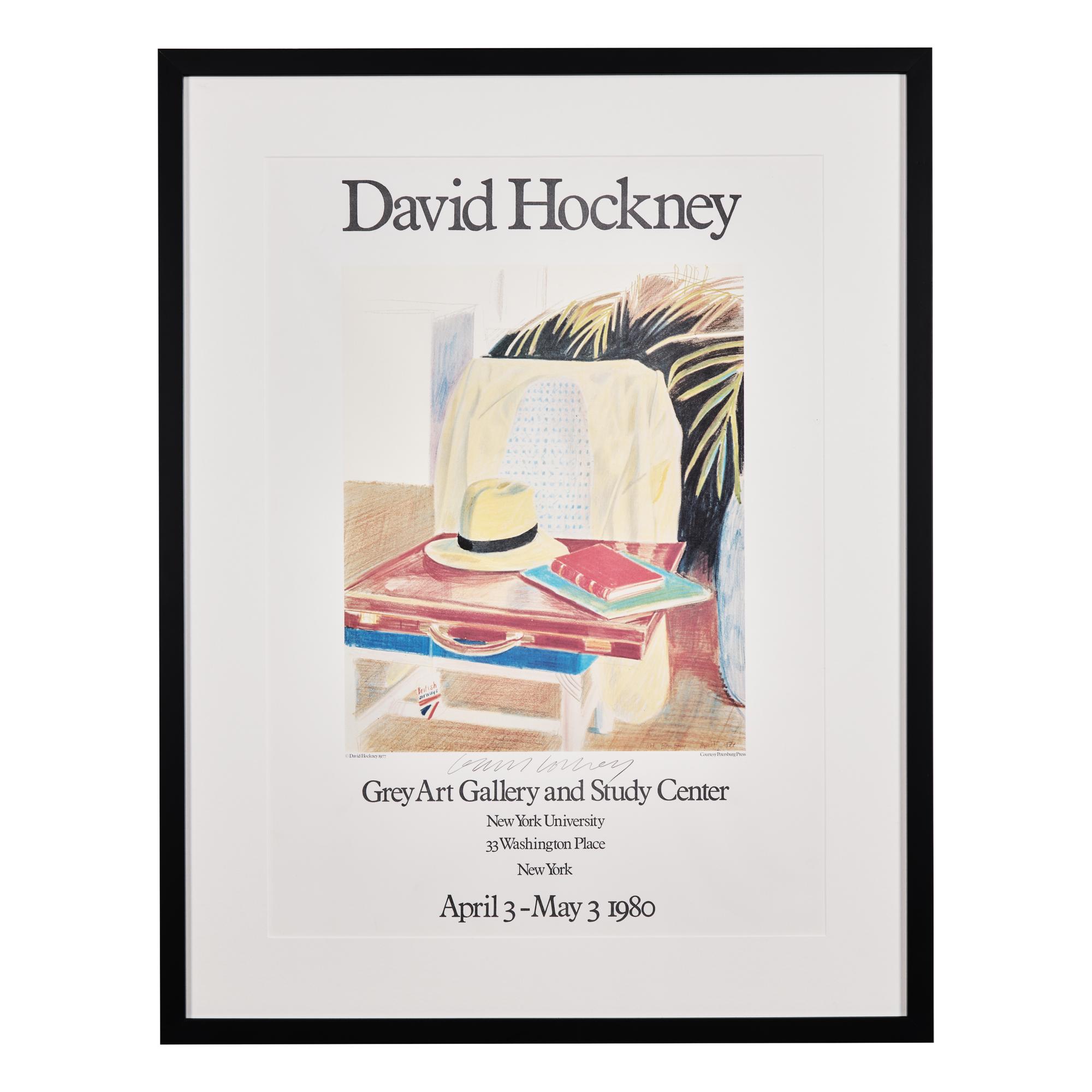 David Hockney (British, 1937-2026) — Grey Art Gallery, New York , 1980