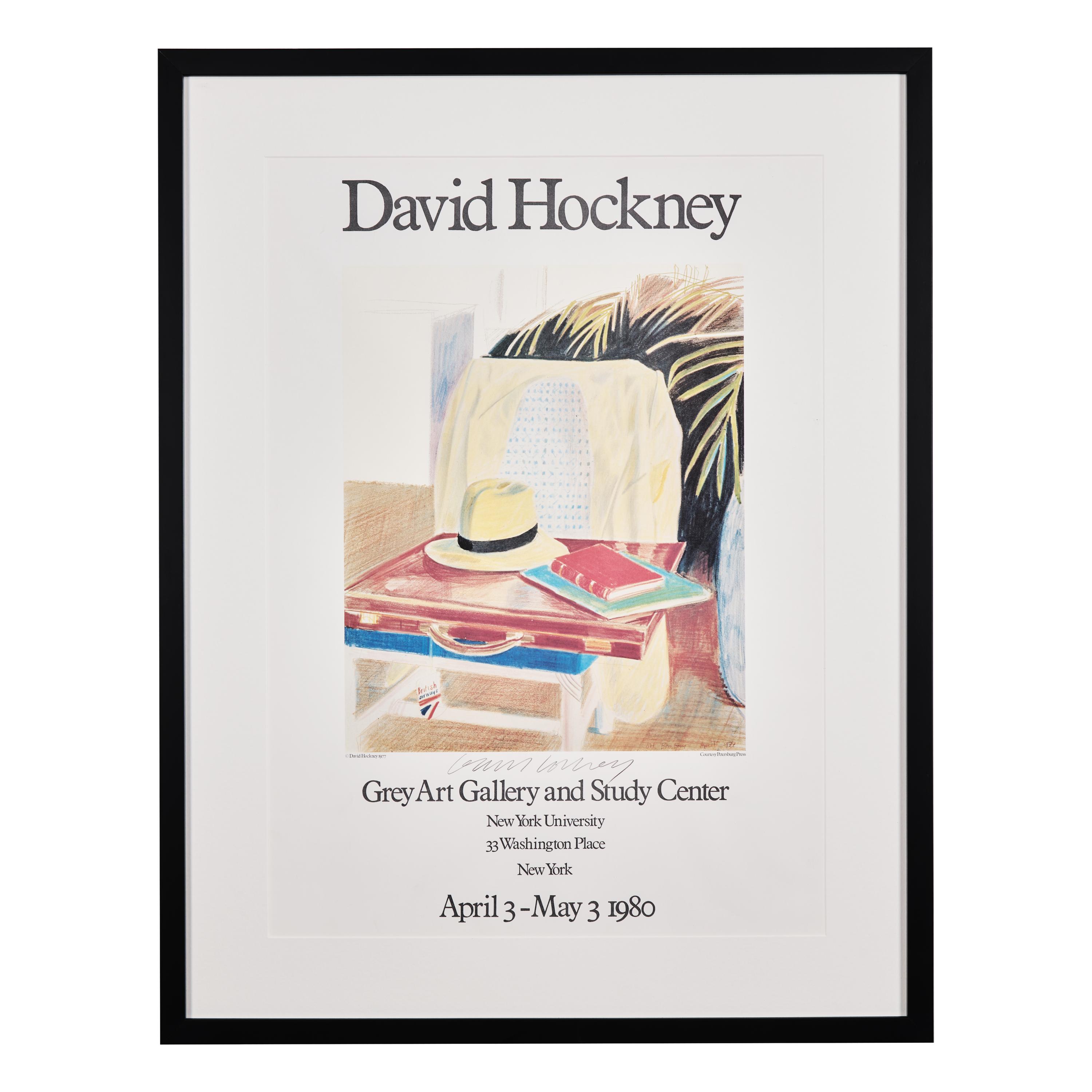 David Hockney (British, 1937-2026) — Grey Art Gallery, New York , 1980