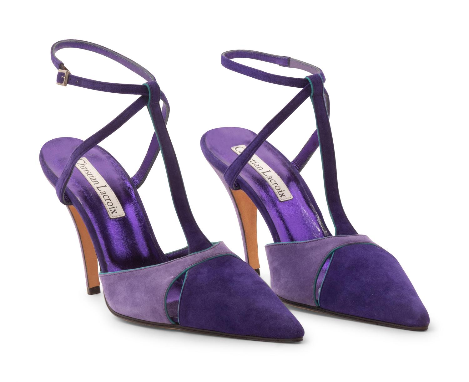 Nine Pairs of Shoes Including Three Lacroix and One Dior, 1980-2000s