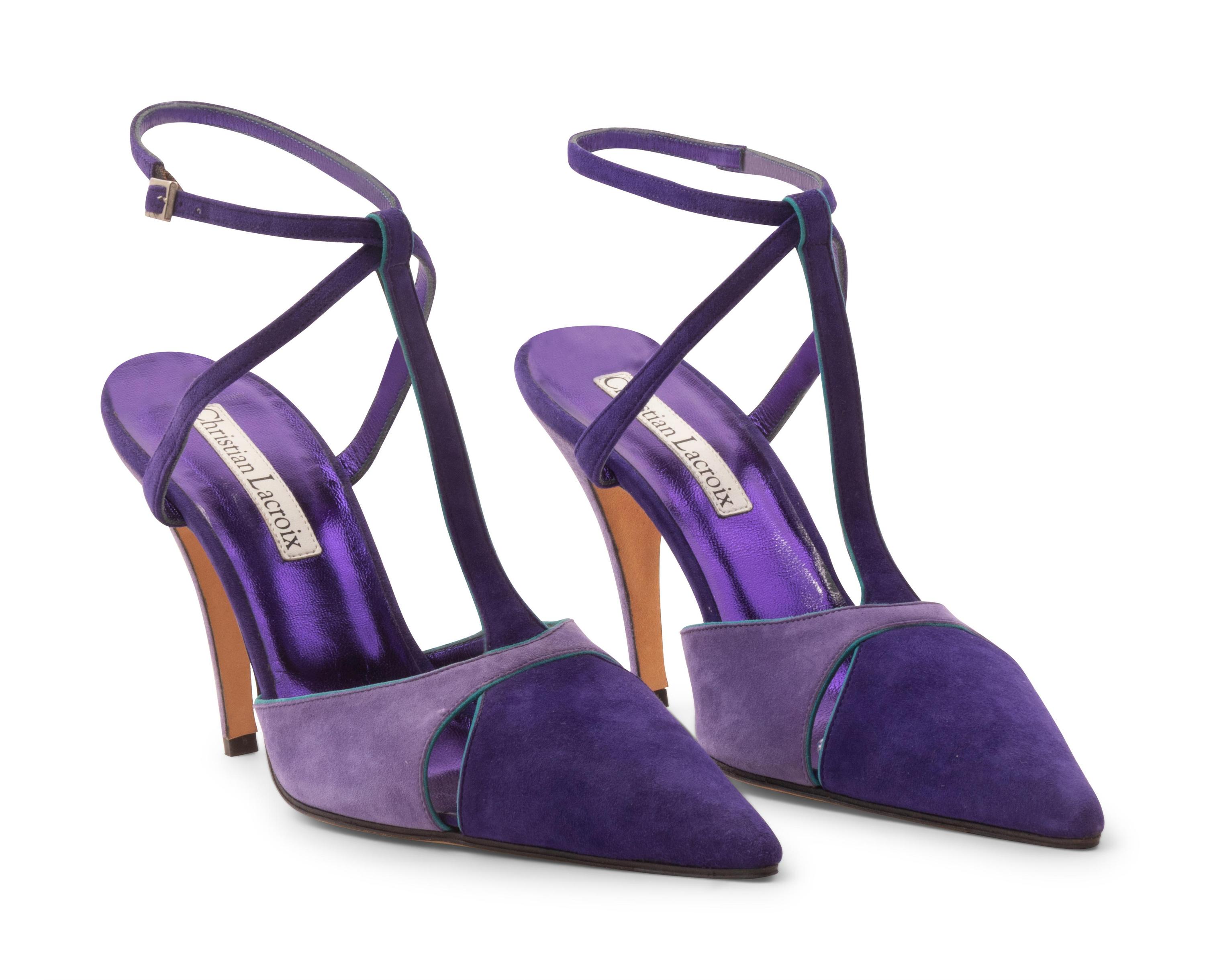 Nine Pairs of Shoes Including Three Lacroix and One Dior, 1980-2000s
