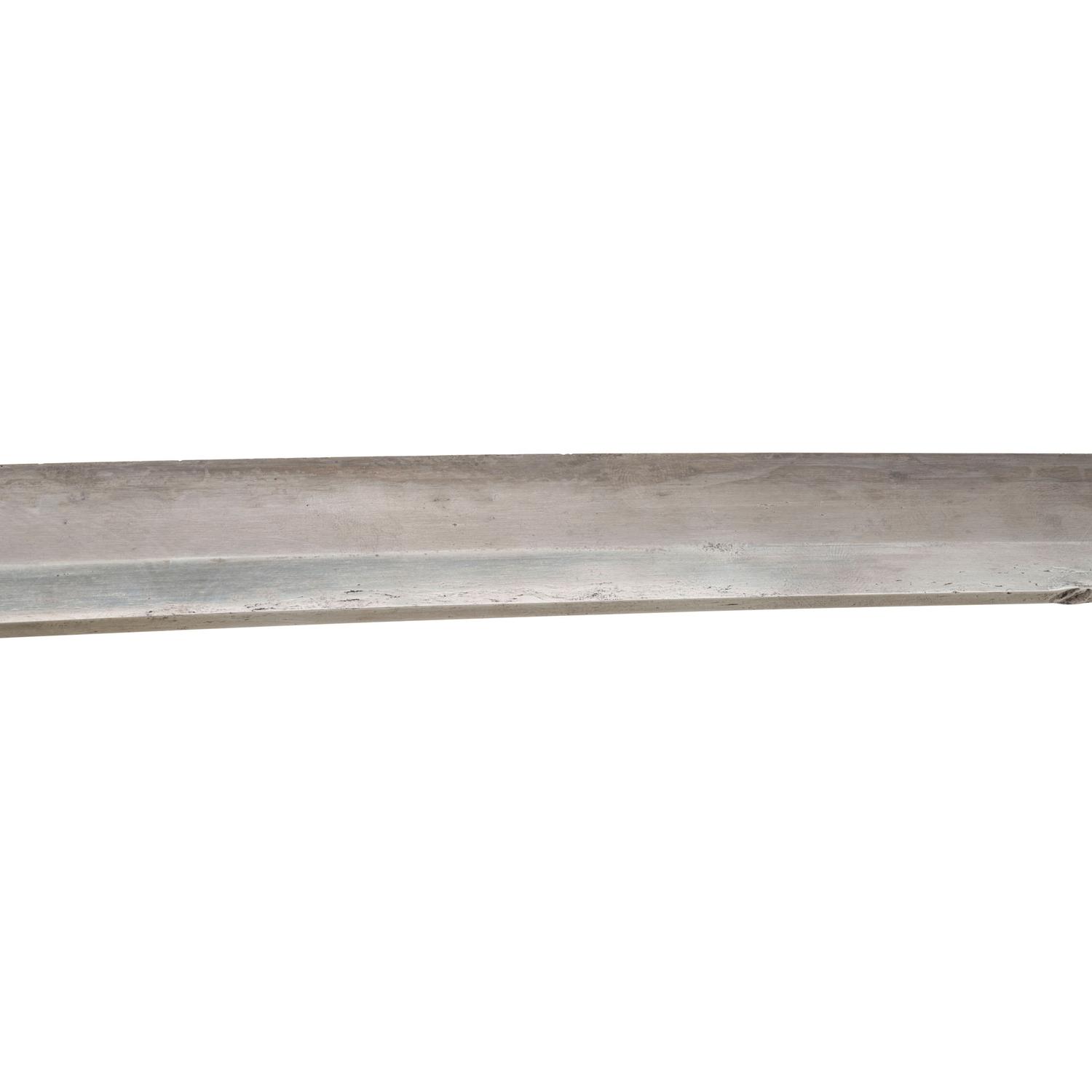 Signed WWII Japanese Shin Gunto with Edo-Period Blade, Family Mon, and Company Officer's Sageo