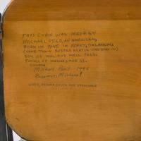 Michael Peed (American, b. 1945) Chair, USA, 1985