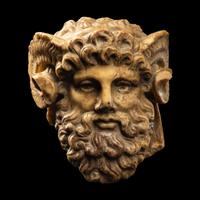A Roman Giallo Antico Head of Zeus Ammon
