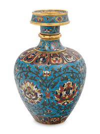 A Cloisonné Enamel Zun Vase