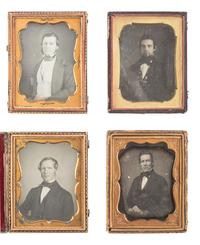 [EARLY PHOTOGRAPHY]. 30 quarter plate daguerreotypes of men incl. examples by ROOT, MCLEES, EASTERLY