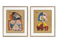 Two plates from Portraits Imaginaires , 1969