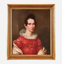American School 19th century Portrait of Charlotte DeWolf (Brower) Vanderpool (1791-1870), circa 1820