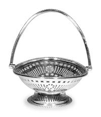 An English Silver Reticulated Basket