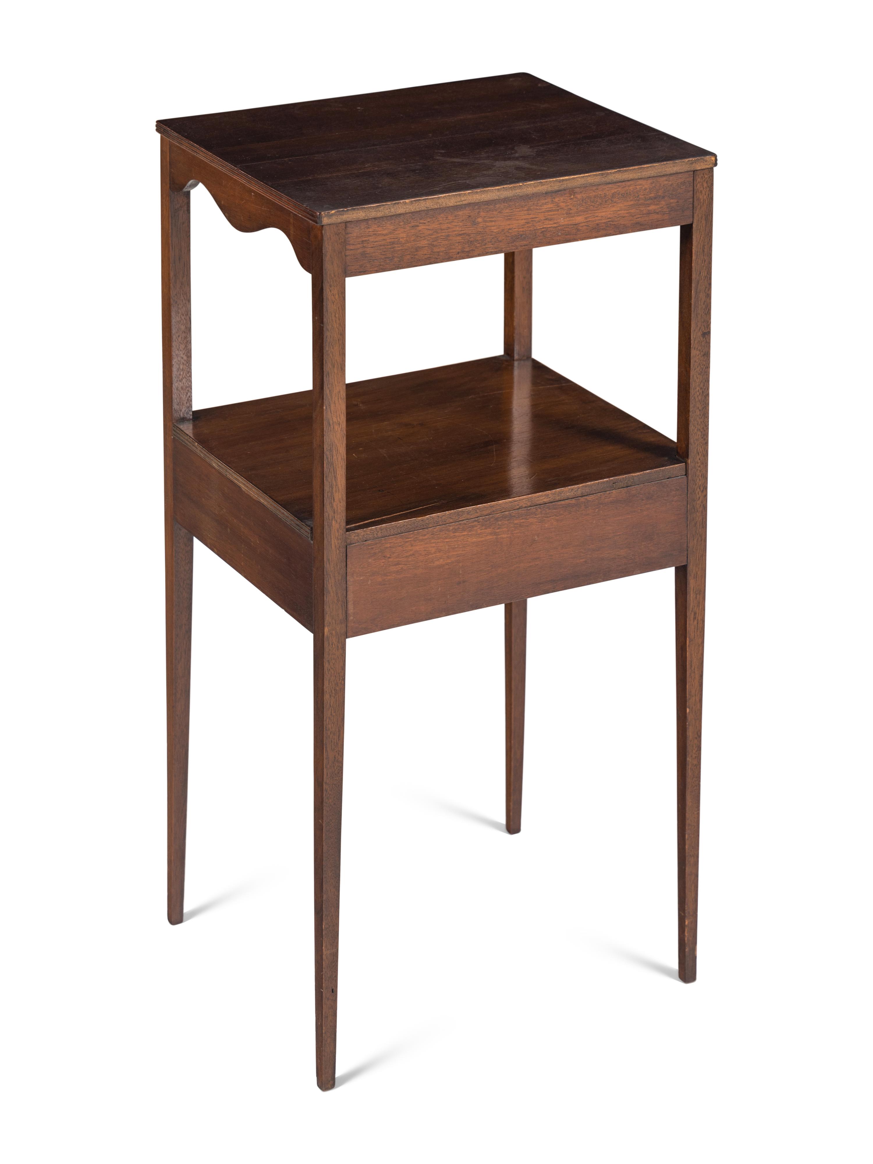 An English Mahogany Side Table