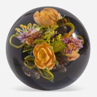 Paul Stankard (American, b. 1943) Botanical Orb, USA, circa 2010