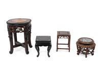 Four Chinese Jardinière Stands