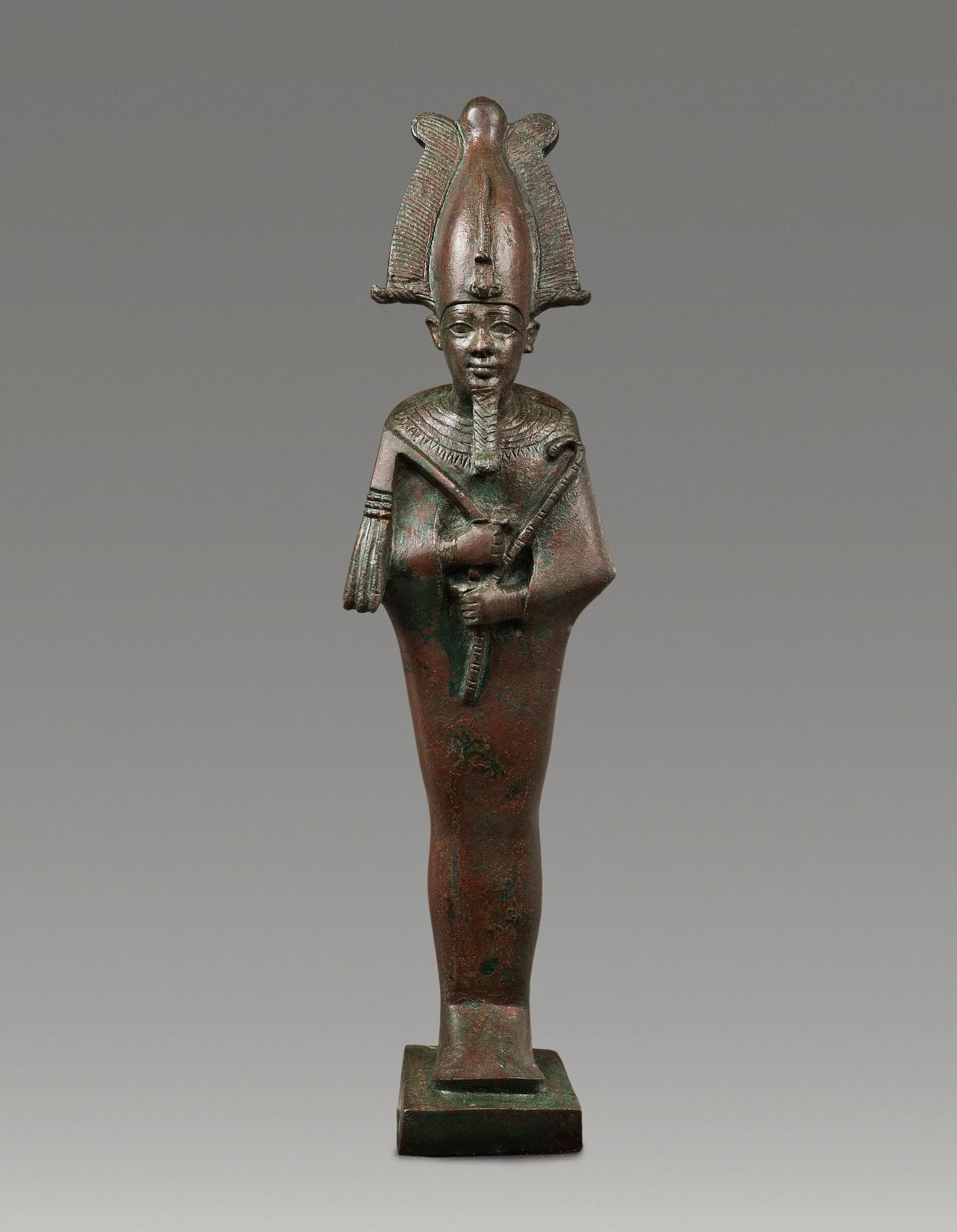 An Egyptian Bronze Osiris