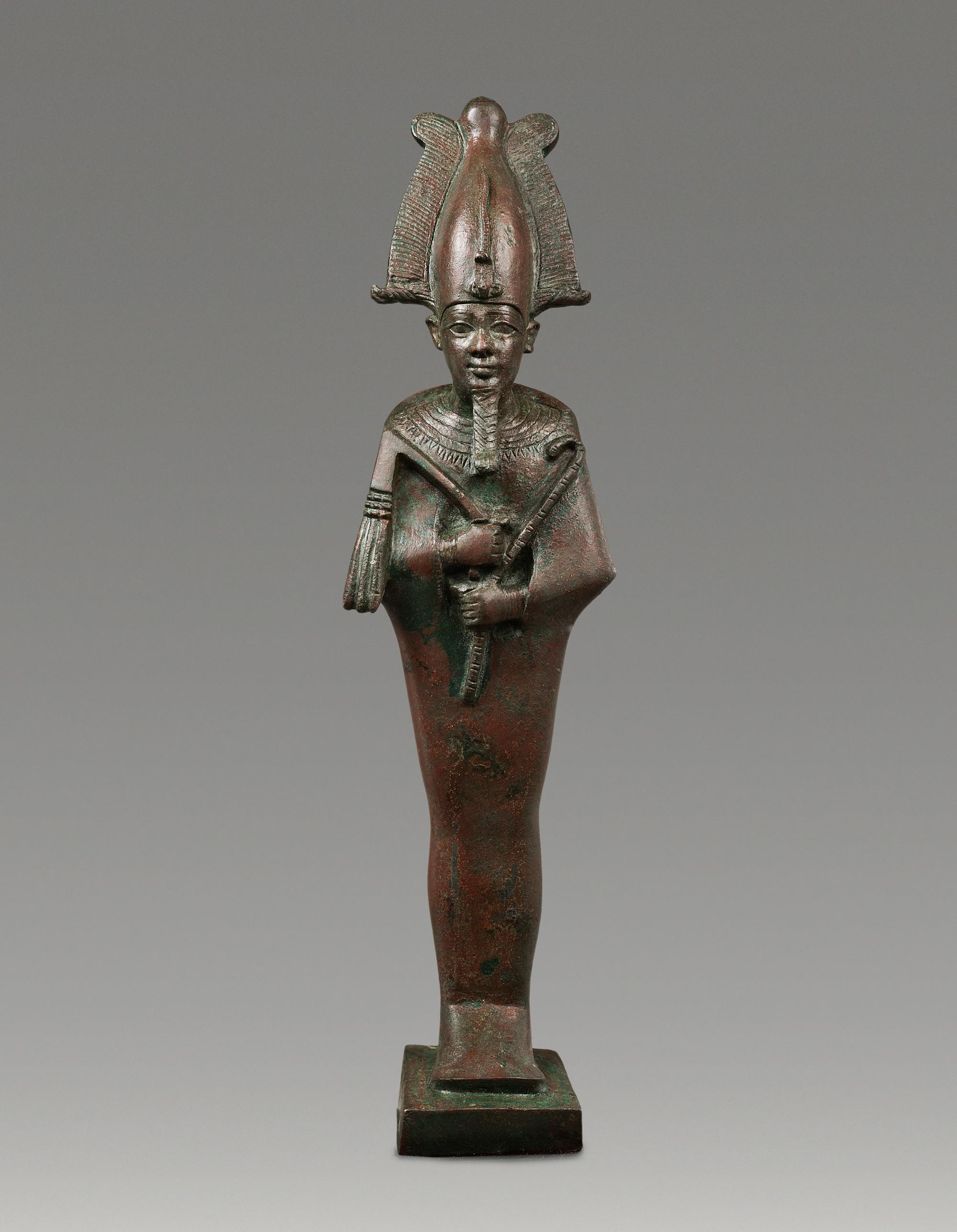 An Egyptian Bronze Osiris