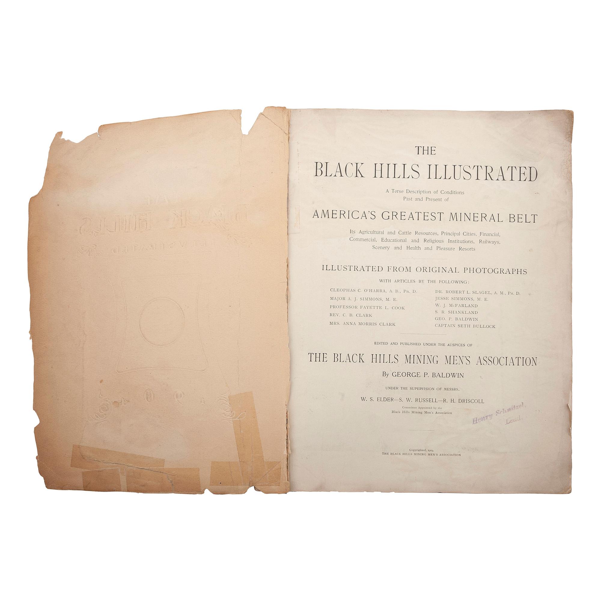 [MINING - SOUTH DAKOTA]. BALDWIN, George Partridge, editor.