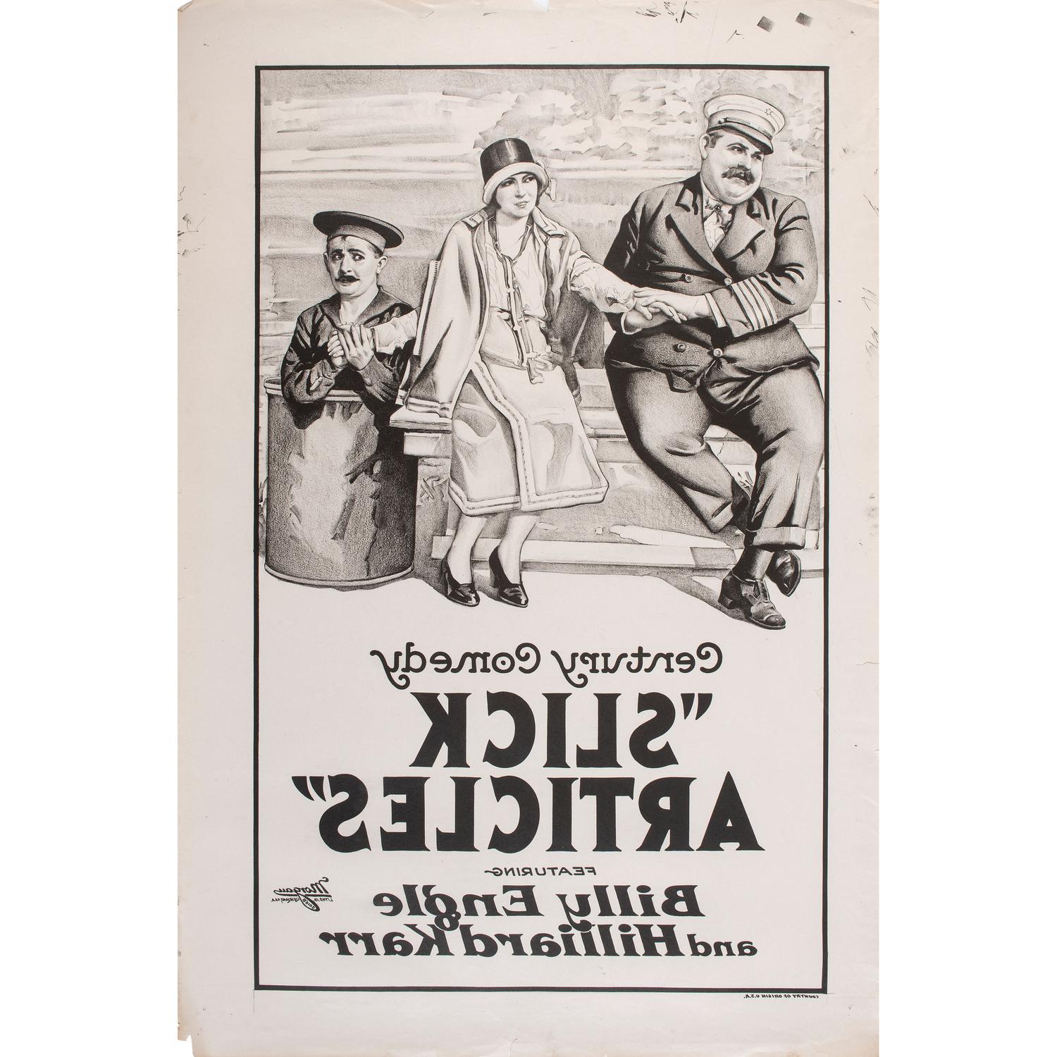 Seven Century Comedy "Slick Articles" Film Posters