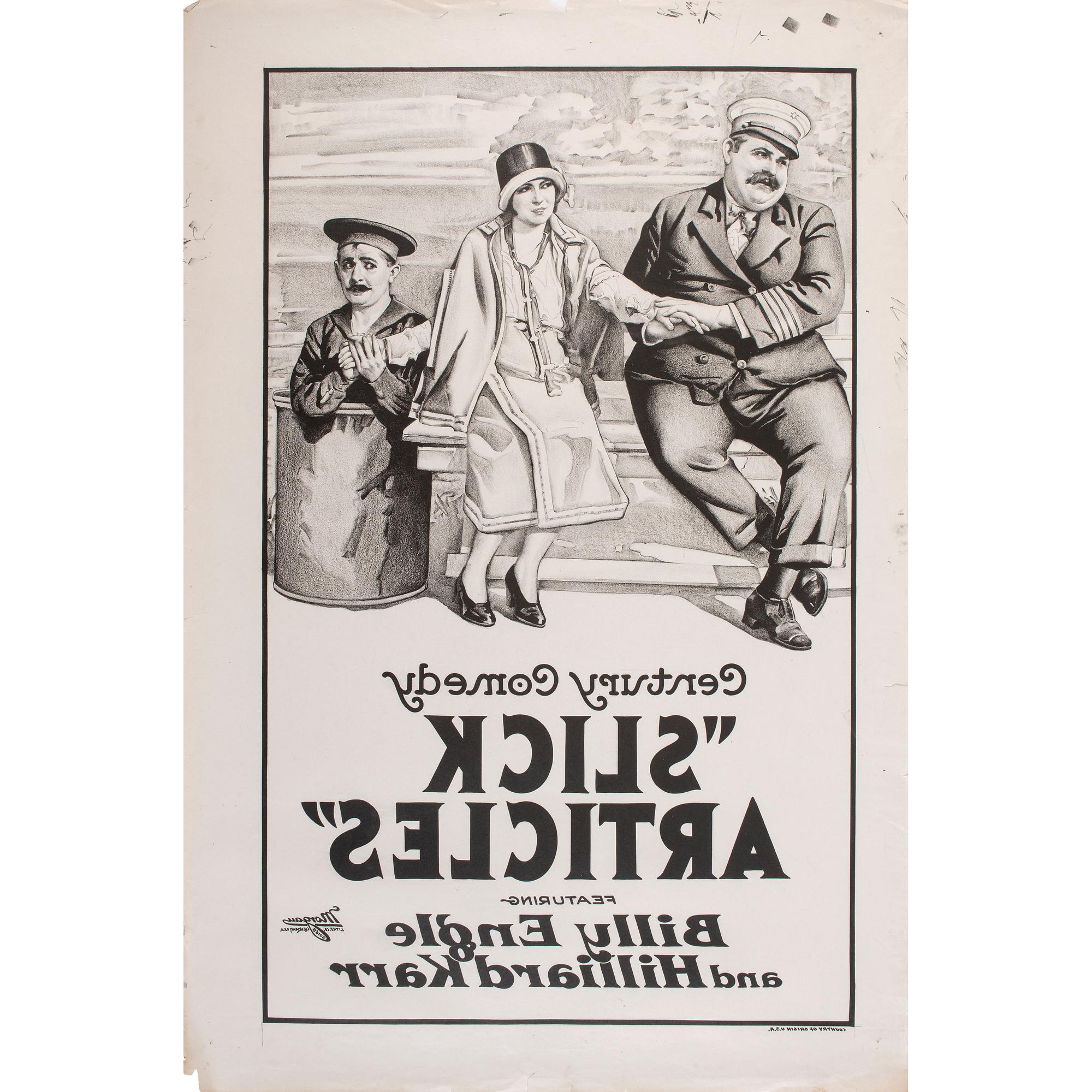 Seven Century Comedy "Slick Articles" Film Posters