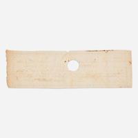 [Americana] [Declaration of Independence] Bartlett, Josiah Partially-Printed Document, signed
