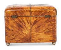 A George III Tortoiseshell Tea Caddy