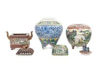 Three Japanese Porcelain Covered Vessels