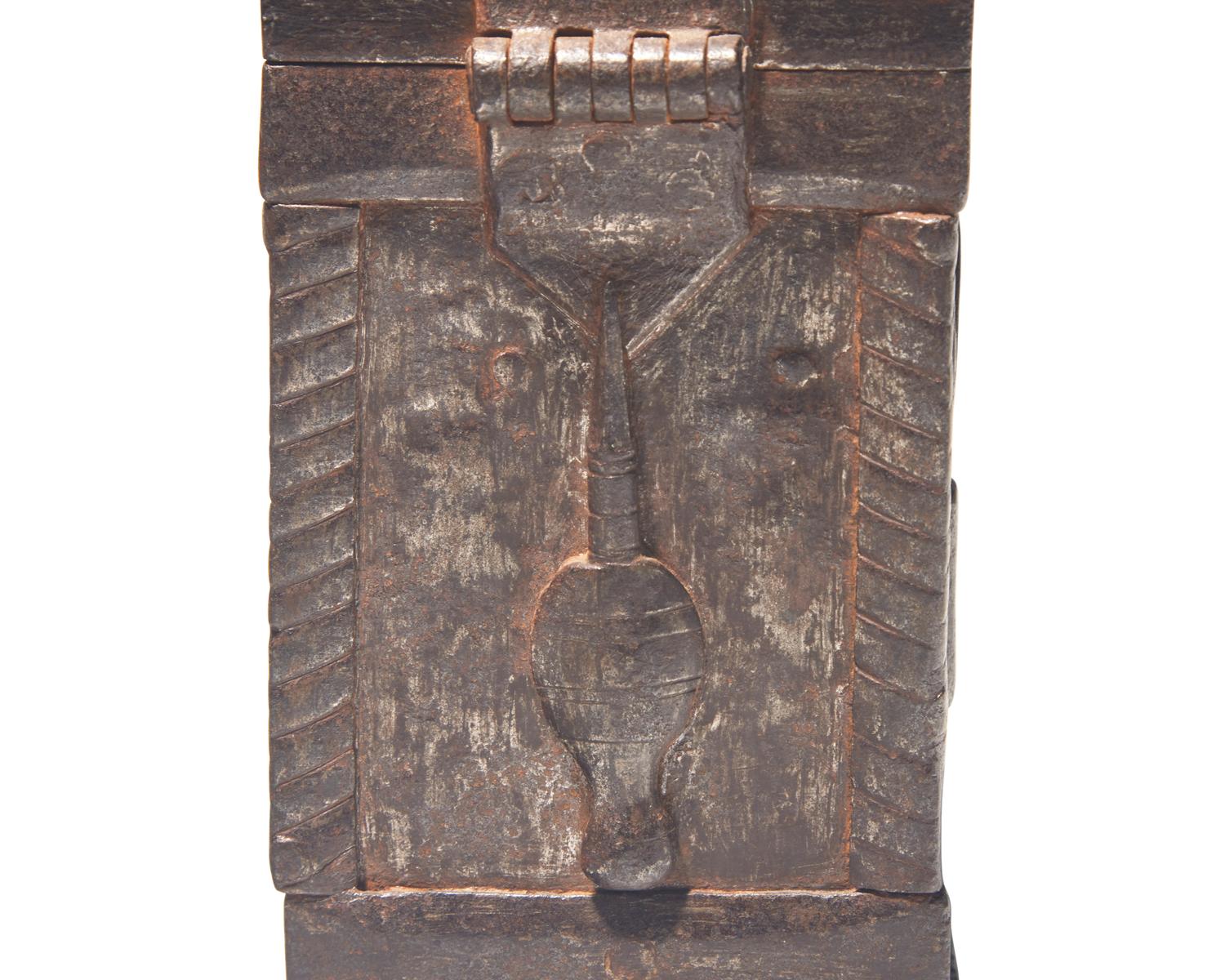 A Wrought Iron Money Box, Probably French, 17th Century