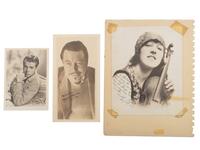 [FILM - HOLLYWOOD]. A large group of snapshots, signed photographs, press photos, and ephemera from early Hollywood.