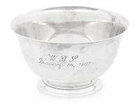 A Group of Four Tiffany and Co. Silver Bowls