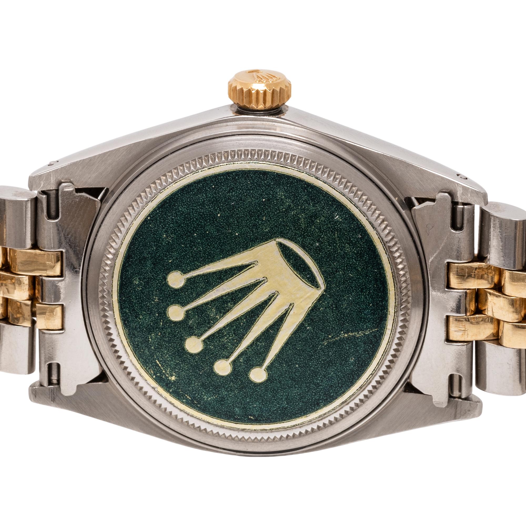 ROLEX, REF. 1601 STAINLESS STEEL AND 14K YELLOW GOLD 'DATEJUST' WATCH