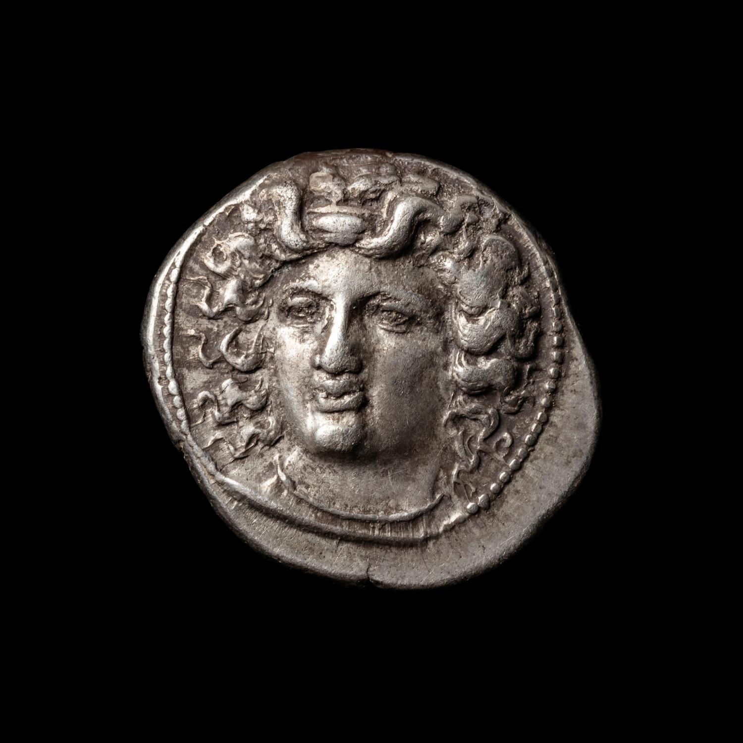 [ANCIENTS] THESSALY. Larissa (c. 350-325 BC). Ar Drachm. (6.1 g, 20mm)