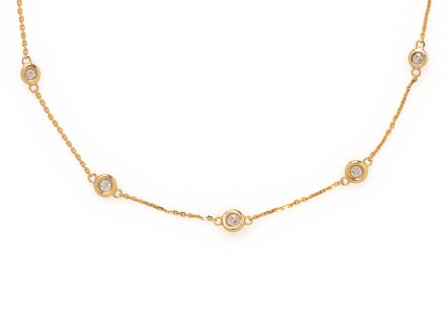 COLLECTION OF YELLOW GOLD AND DIAMOND JEWELRY