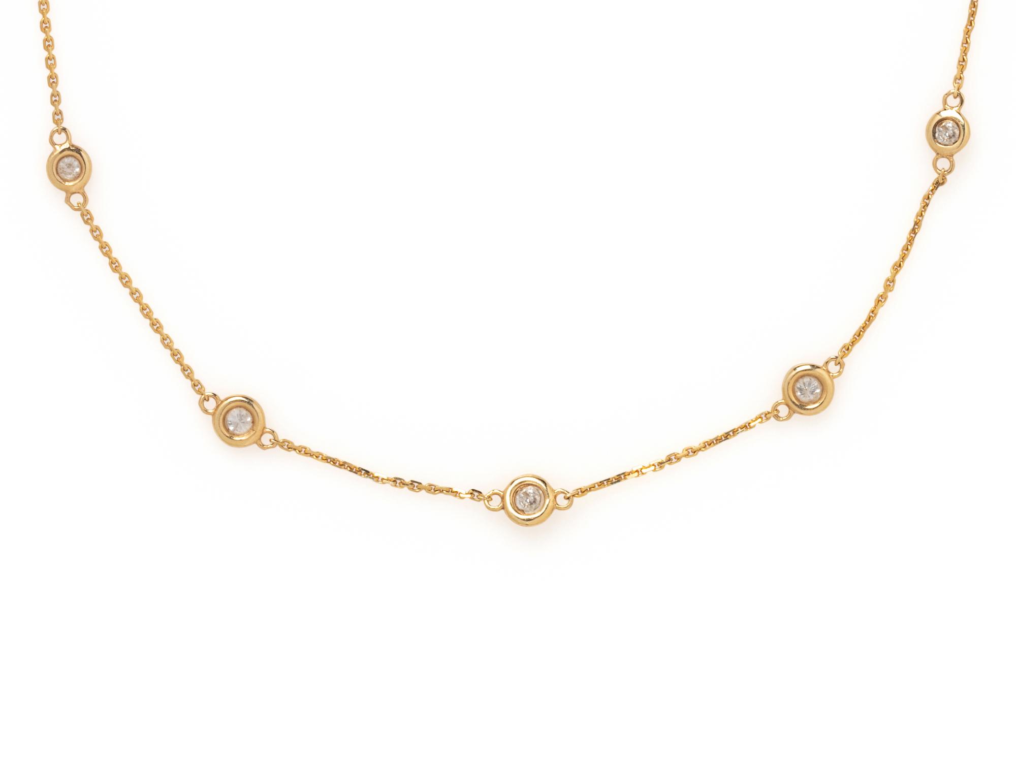 COLLECTION OF YELLOW GOLD AND DIAMOND JEWELRY