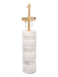 A Contemporary Marble Table Lamp