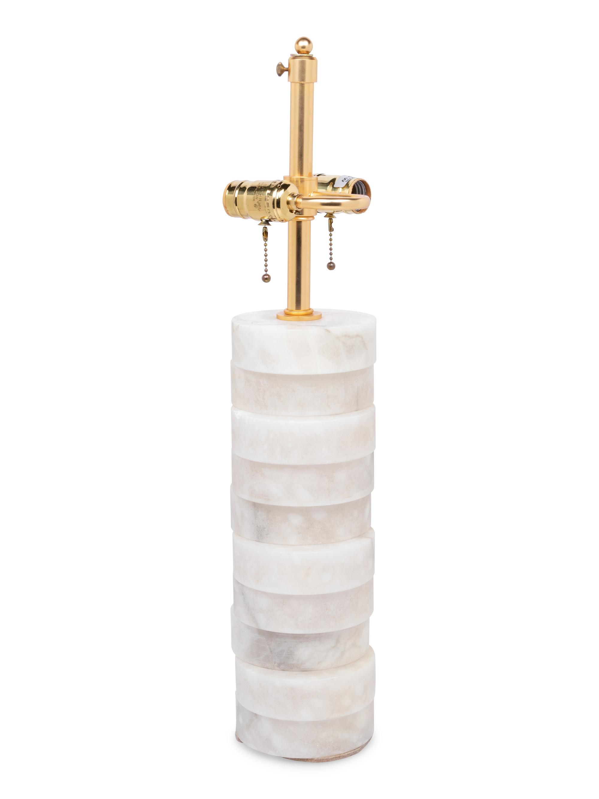 A Contemporary Marble Table Lamp