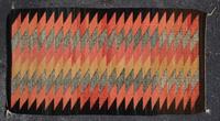 Two Indian Flat Woven Wool Rugs Dimensions of larger 4 feet 11 inches x 2 feet 8 1/2 inches. — 20TH CENTURY