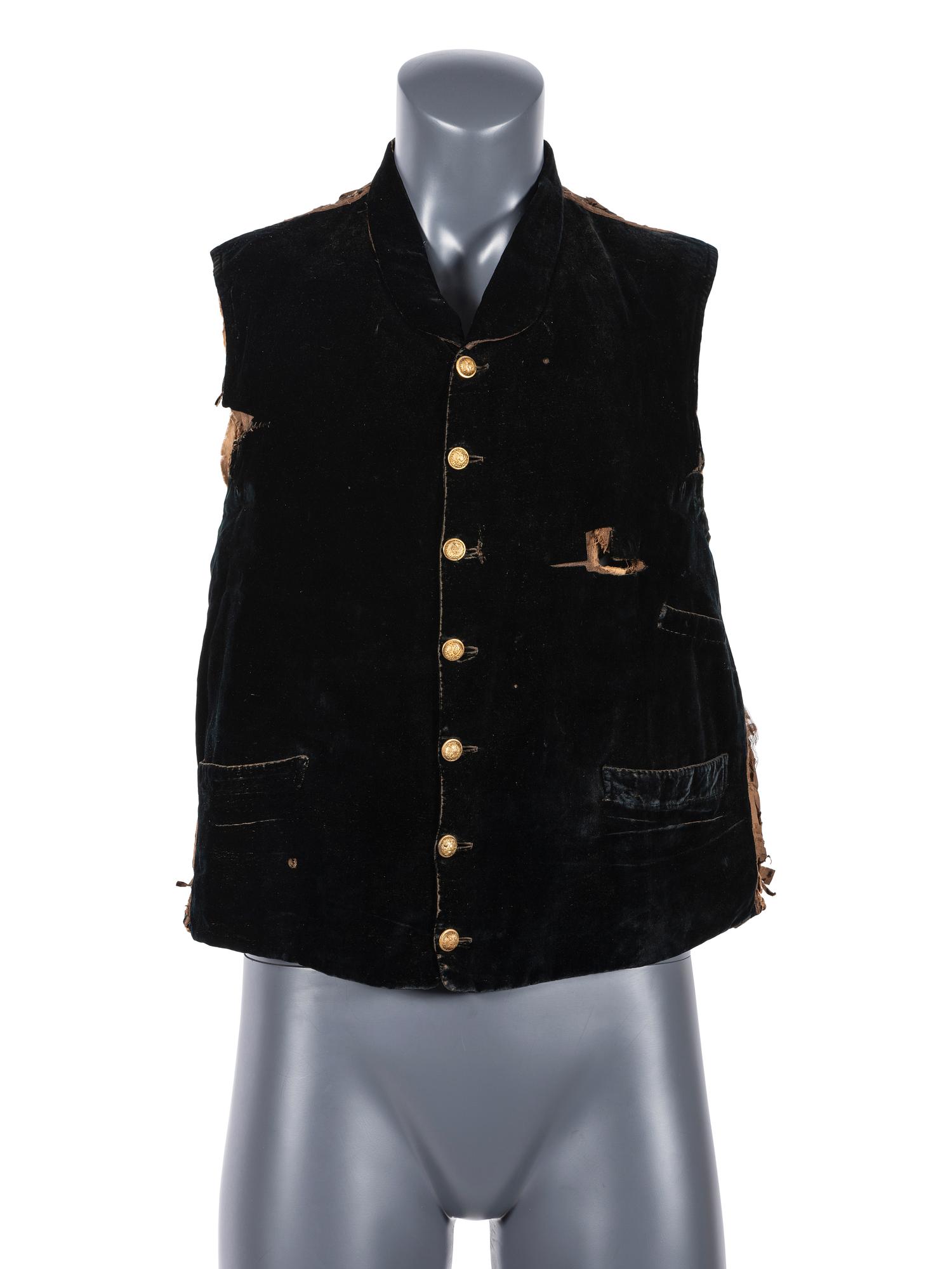 A collection of items identified to Lieutenant Colonel Jonathan Biggs, 123rd Illinois Infantry, “Wilder’s Brigade,” highlighted by bullet-struck frock coat and vest worn during the assault on Selma, Alabama. 2 April 1865.