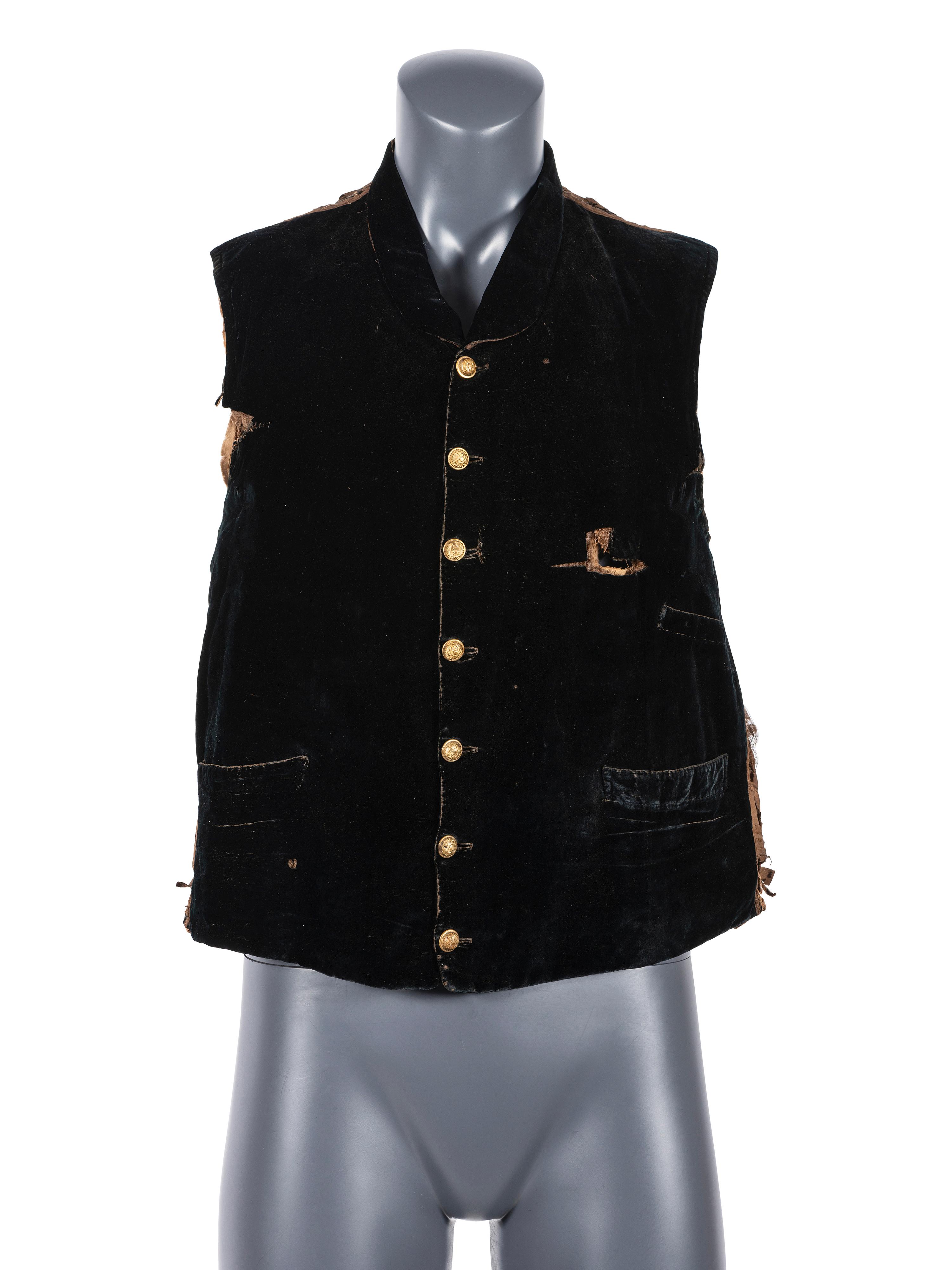 A collection of items identified to Lieutenant Colonel Jonathan Biggs, 123rd Illinois Infantry, “Wilder’s Brigade,” highlighted by bullet-struck frock coat and vest worn during the assault on Selma, Alabama. 2 April 1865.