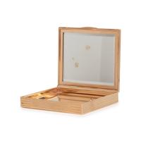 RETRO, YELLOW GOLD, RUBY AND DIAMOND COMPACT
