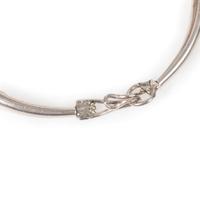 Matching Sterling Silver and Mosaic Inlay Cuff Bracelet and Figural Necklace
