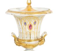 A Pair of Paris Porcelain Urns Mounted as Lamps — LATE 19TH/EARLY 20TH CENTURY