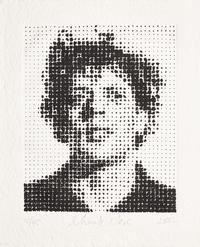 Chuck Close (American, 1940-2021) — Phil (Philip Glass), 2002