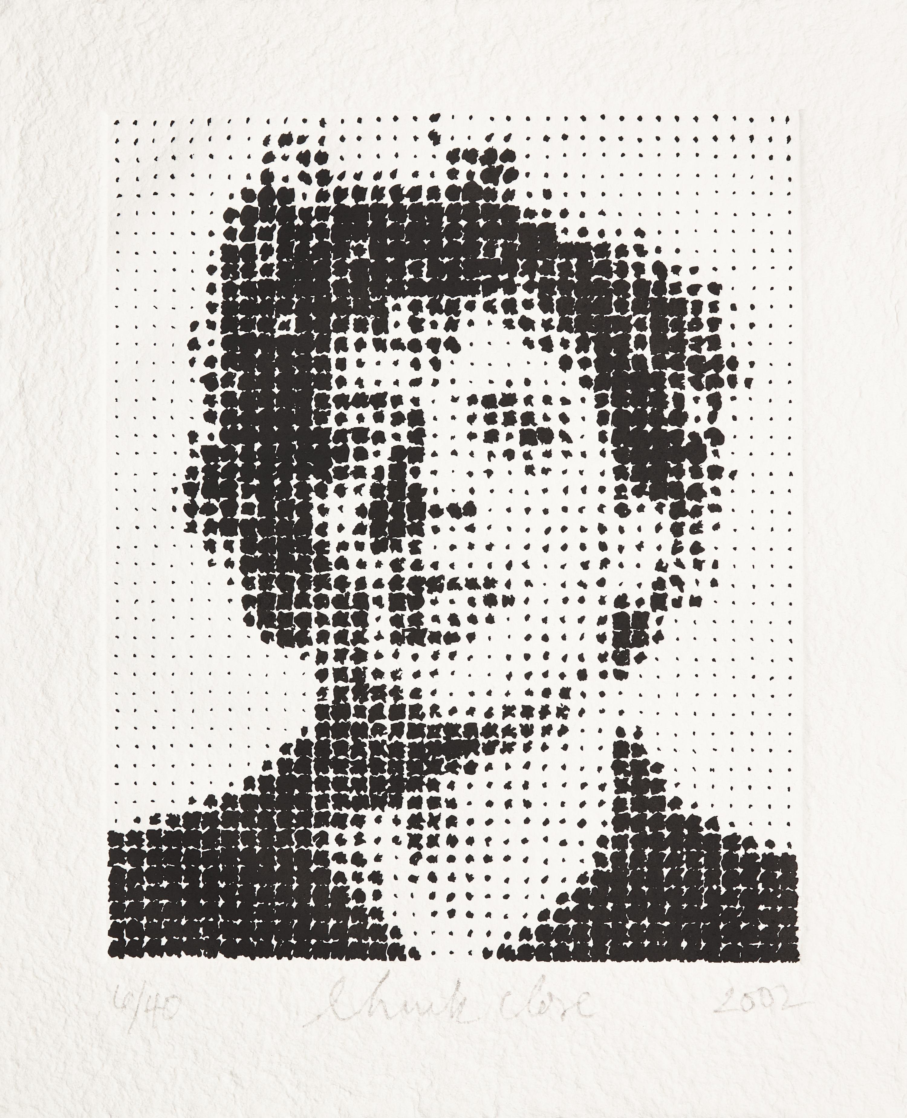 Chuck Close (American, 1940-2021) — Phil (Philip Glass), 2002