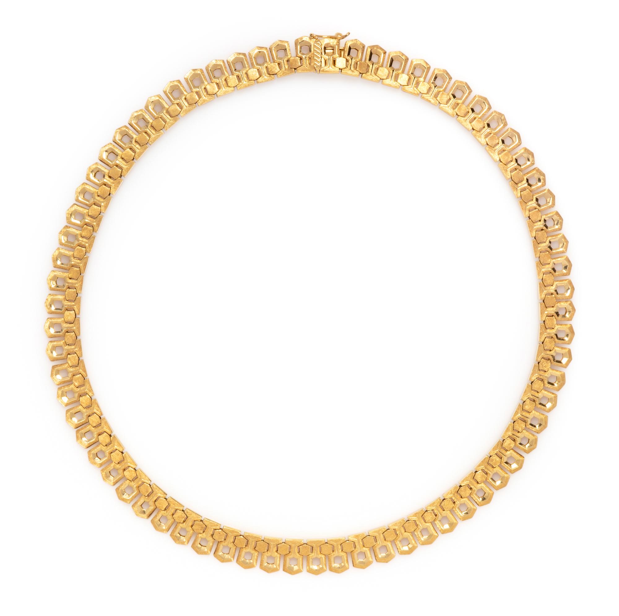 YELLOW GOLD NECKLACE