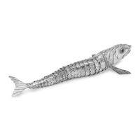 A Large Spanish Silver Articulated Fish