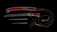 A Tanto Blade in Scabbard