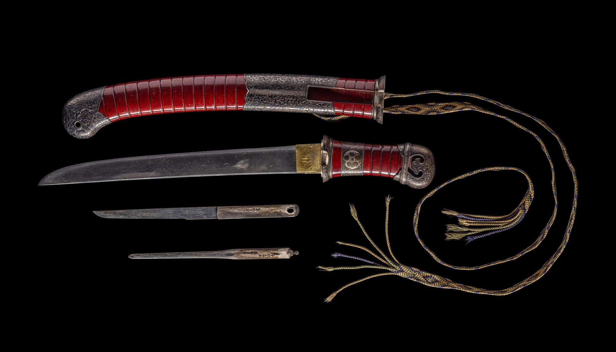 A Tanto Blade in Scabbard