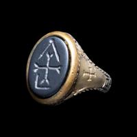 A Sicilian Electrum and Onyx Signet Ring of a Templar Grand Master