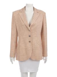 Chanel Pink Windowpane Jacket, 1998