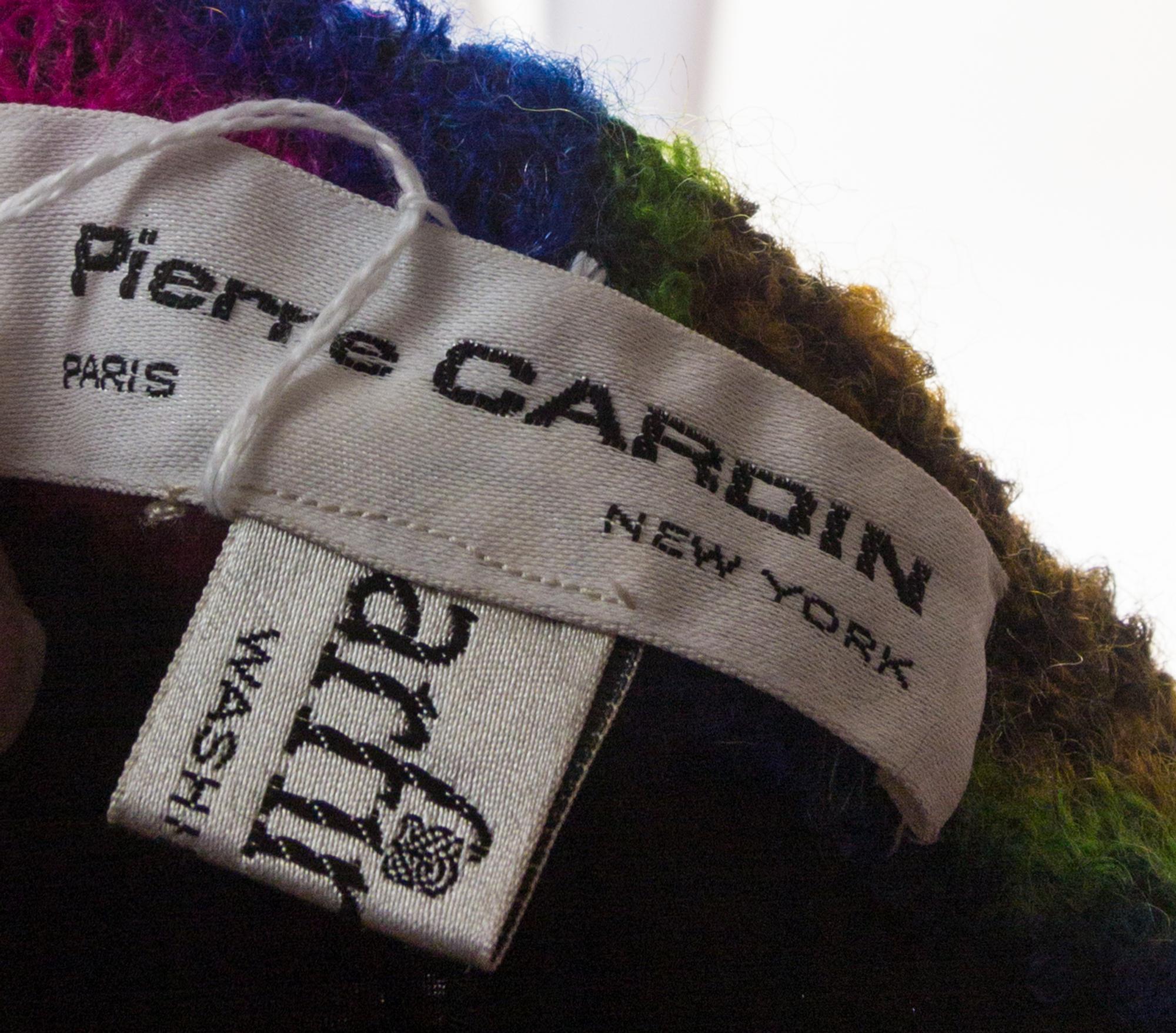 A Pierre Cardin Multicolor Wool Evening Skirt,